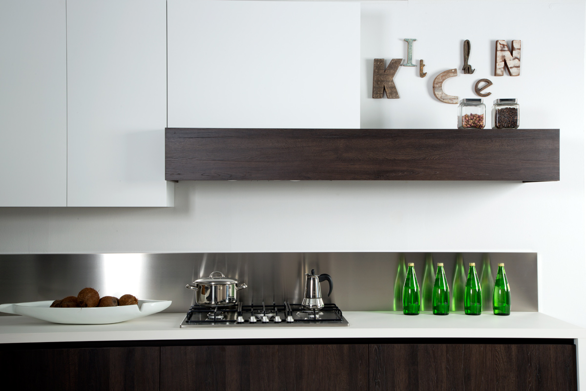 Cucine moderne wenge e bianco ~ canlic for .